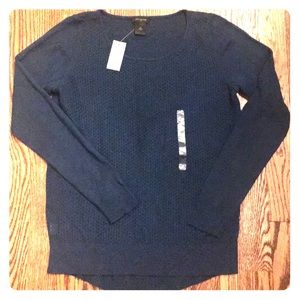 NWT Ann Taylor teal sweater